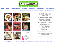 Tablet Screenshot of pasquals.com